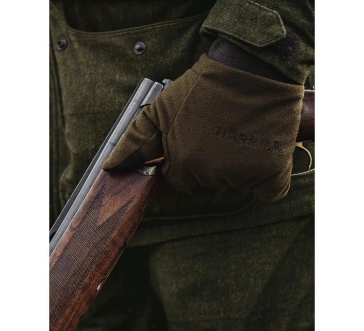 Rękawice Härkila Retrieve HWS - Dark Warm Olive