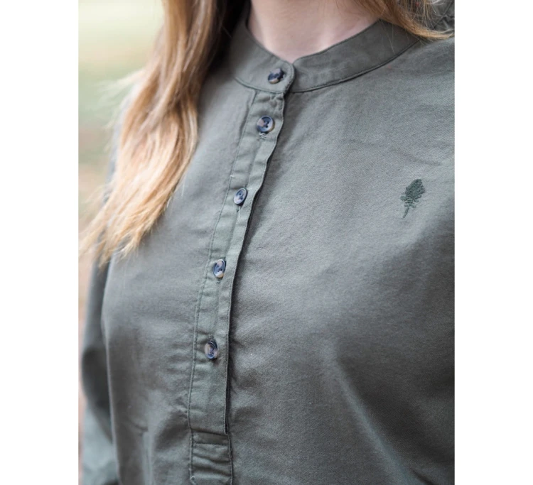 Koszula damska Pinewood Värnamo Tunic 3098 - Mid Green