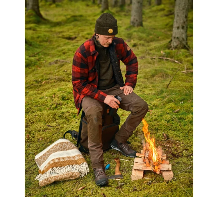 Spodnie Pinewood Caribou Hunt 5985 - Suede Brown/Dark Olive