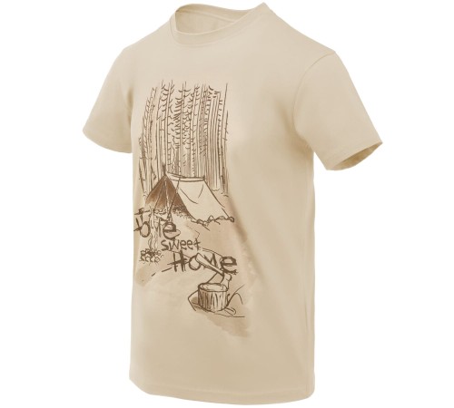Koszulka Helikon Home Sweet Home - Khaki (TS-HSH-CO-13)