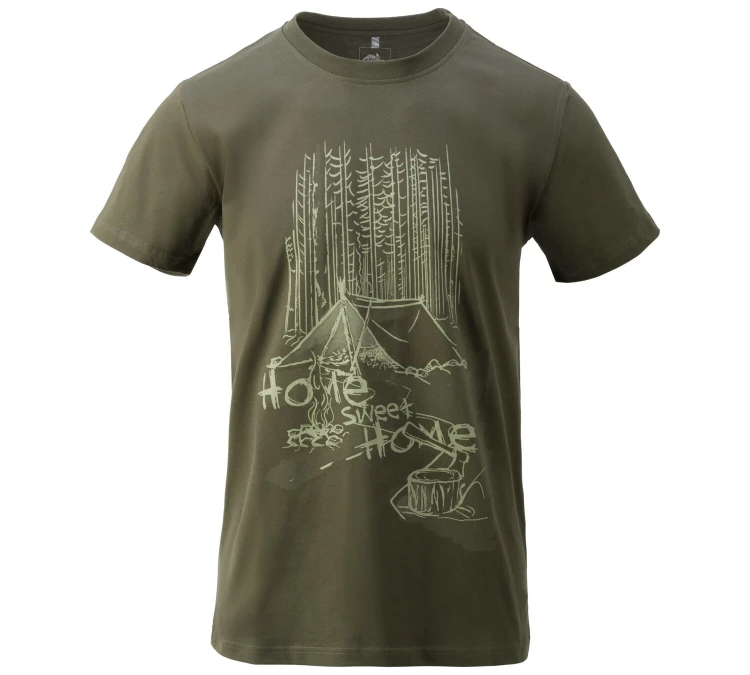 Koszulka Helikon Home Sweet Home - Khaki (TS-HSH-CO-13)