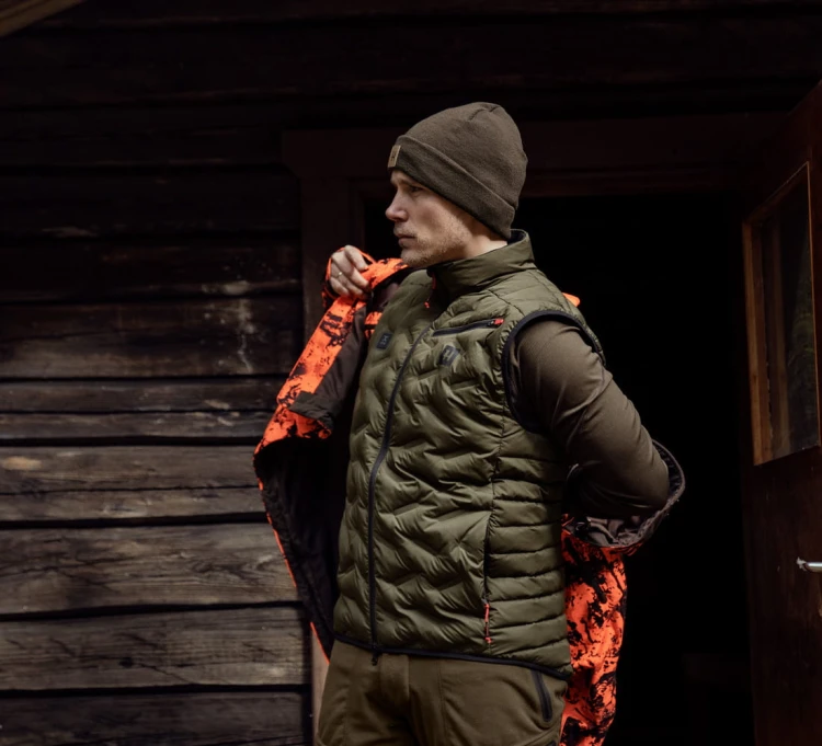 Kamizelka podgrzewana Härkila clim8 Insulated - Willow Green