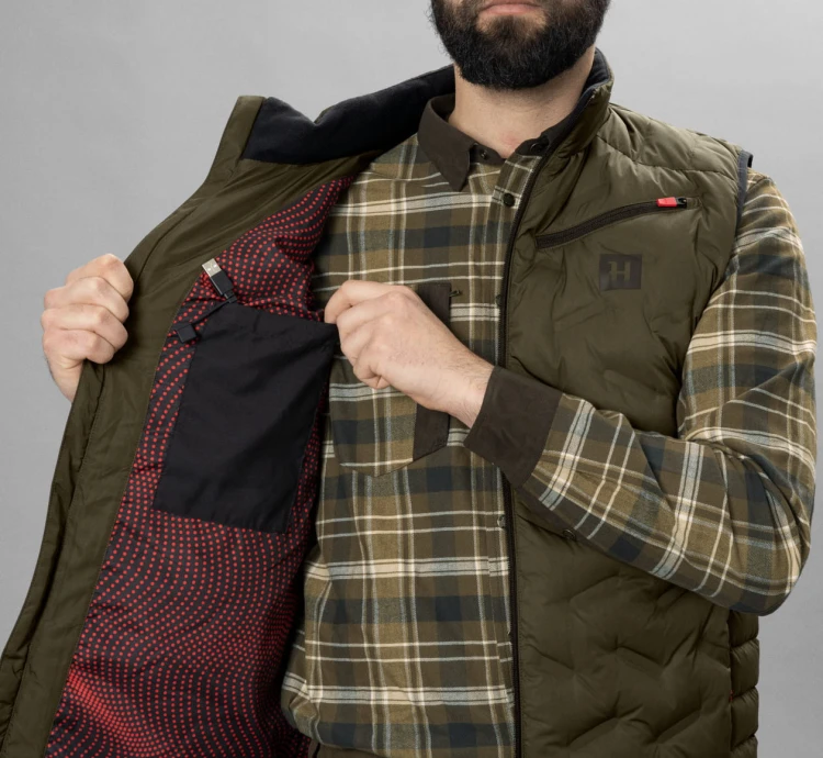 Kamizelka podgrzewana Härkila clim8 Insulated - Willow Green
