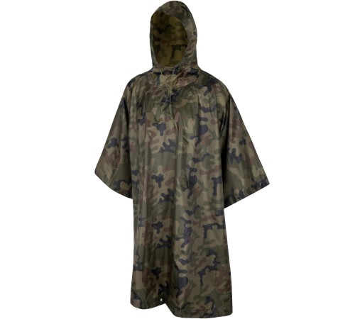 Poncho Helikon U.S. Model RipStop - PL Woodland (PO-MUS-PO-04)
