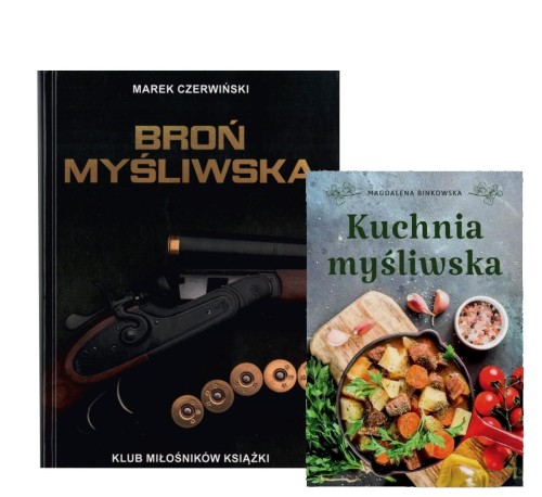 Książka "Broń myśliwska" M. Czerwiński + GRATIS "Kuchnia Myśliwska" M. Binkowska
