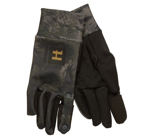 Rękawiczki Härkila NOCTYX Fleece - AXIS MSP®Black Camo/Black