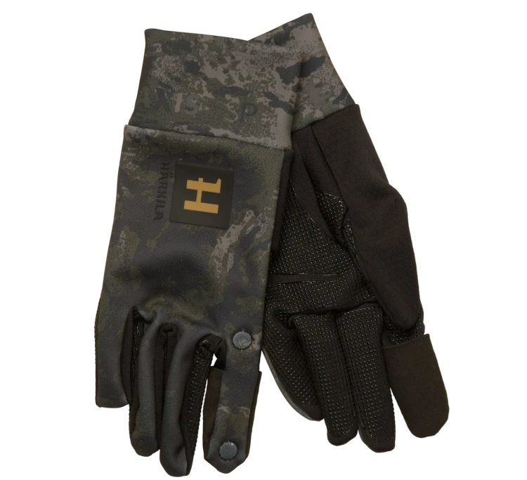 Rękawiczki Härkila NOCTYX Fleece - AXIS MSP®Black Camo/Black