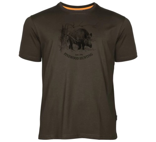 Koszulka Pinewood Wild Boar 5451 - Suede Brown