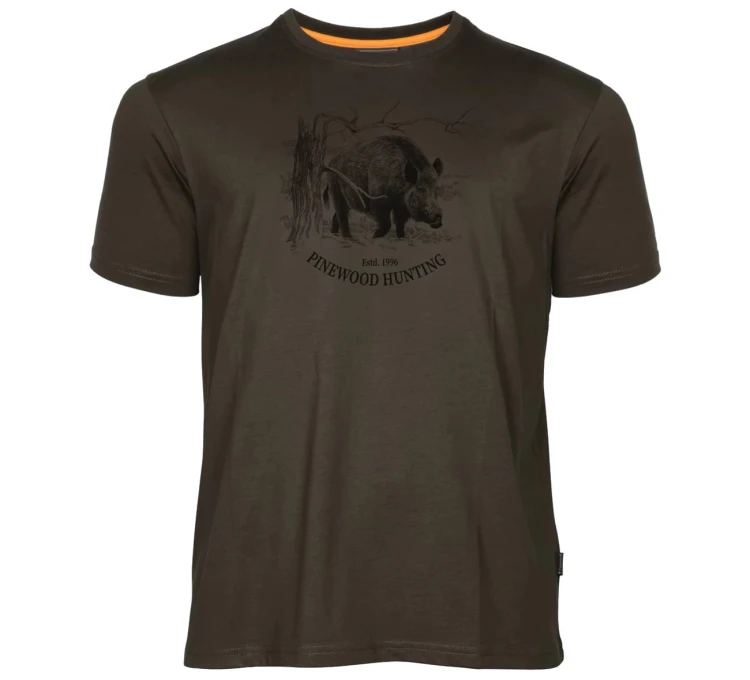 Koszulka Pinewood Wild Boar 5451 - Suede Brown