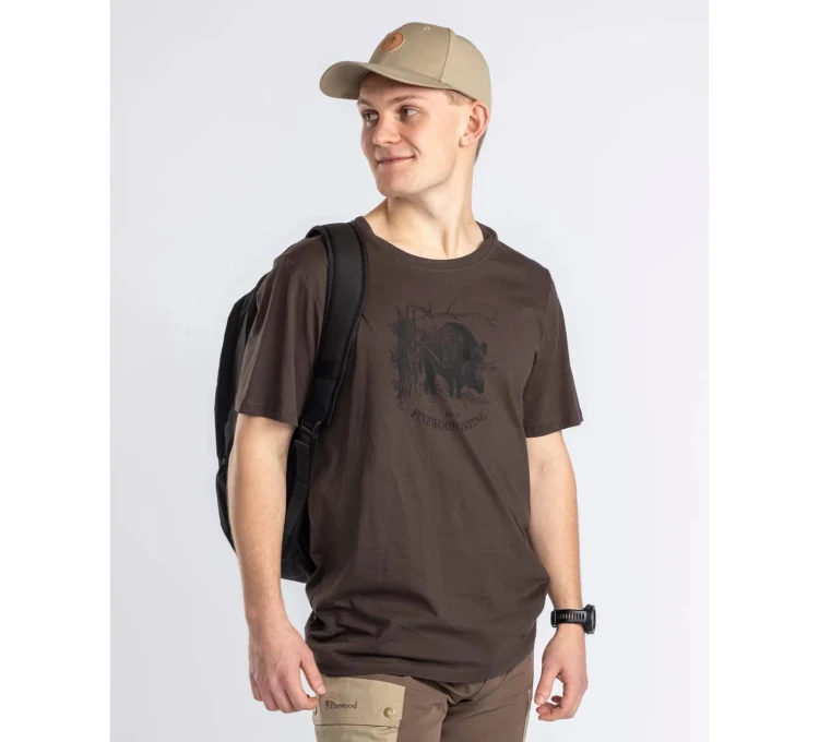 Koszulka Pinewood Wild Boar 5451 - Suede Brown