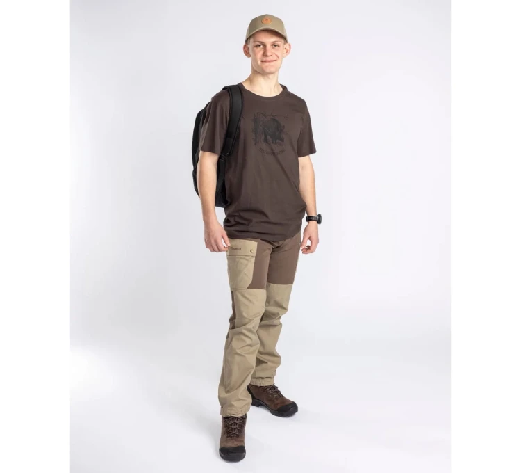 Koszulka Pinewood Wild Boar 5451 - Suede Brown