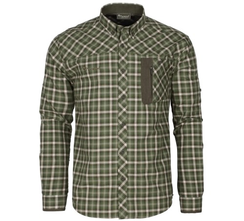 Koszula Pinewood Wolf 5329 - Pine Green/Off. White