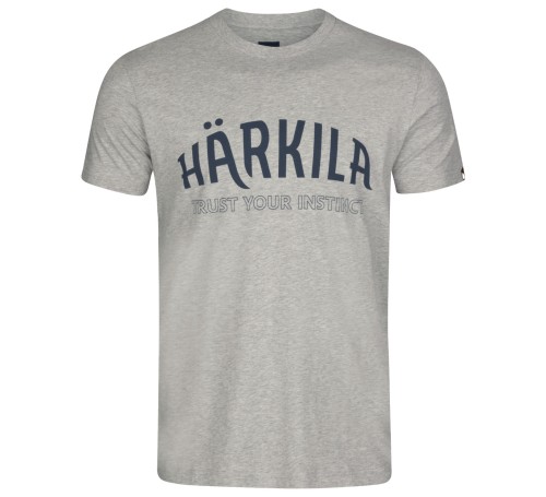 Koszulka Härkila Modi Melange S/S - Light Grey Melange