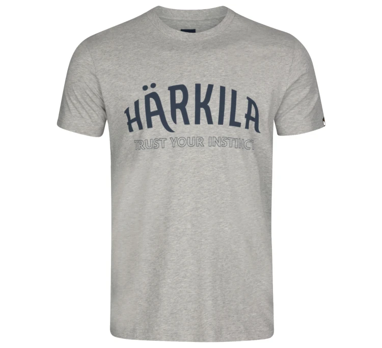 Koszulka Härkila Modi Melange S/S - Light Grey Melange