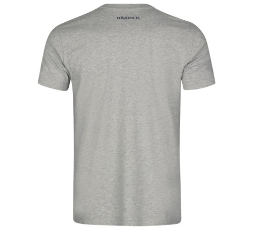 Koszulka Härkila Modi Melange S/S - Light Grey Melange