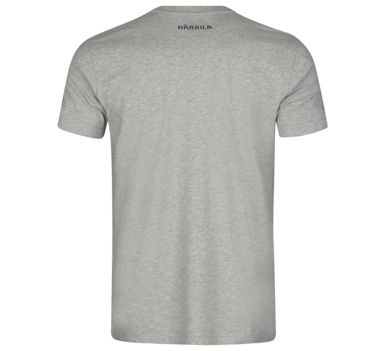 Koszulka Härkila Modi Melange S/S - Light Grey Melange