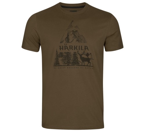Koszulka Härkila Nature S/S - Willow Green