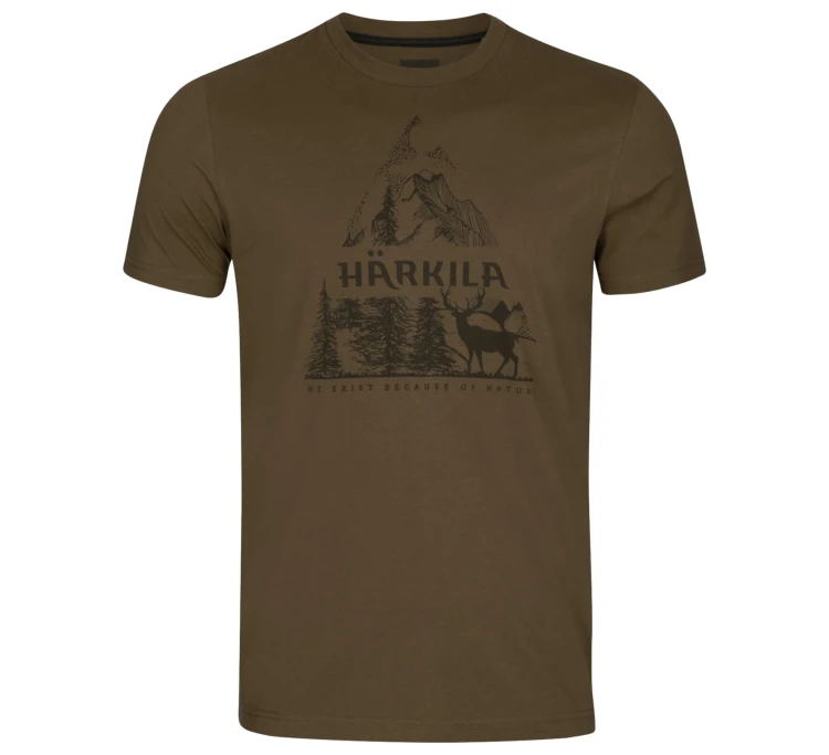 Koszulka Härkila Nature S/S - Willow Green