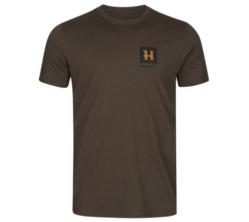 Koszulka Härkila Gorm S/S - Shadow Brown