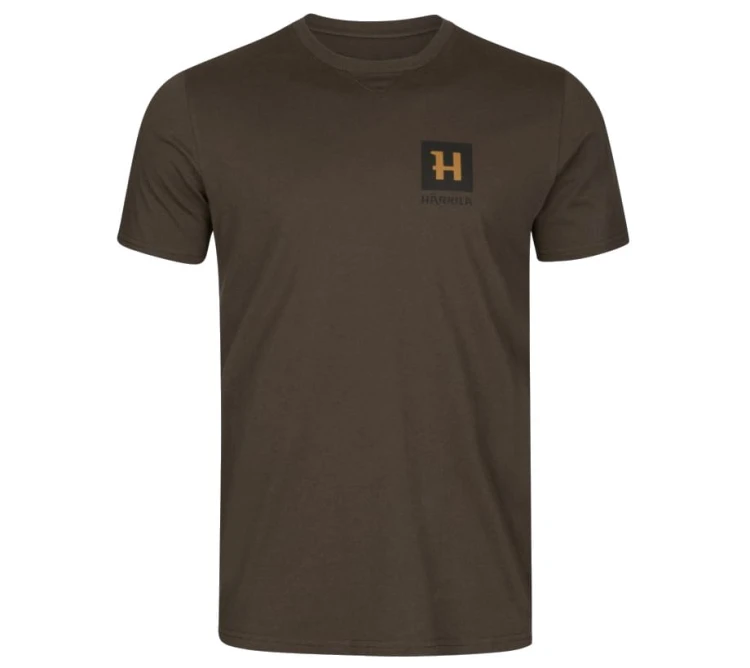 Koszulka Härkila Gorm S/S - Shadow Brown