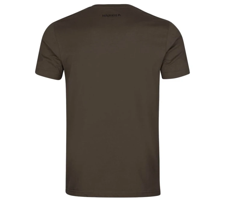 Koszulka Härkila Gorm S/S - Shadow Brown