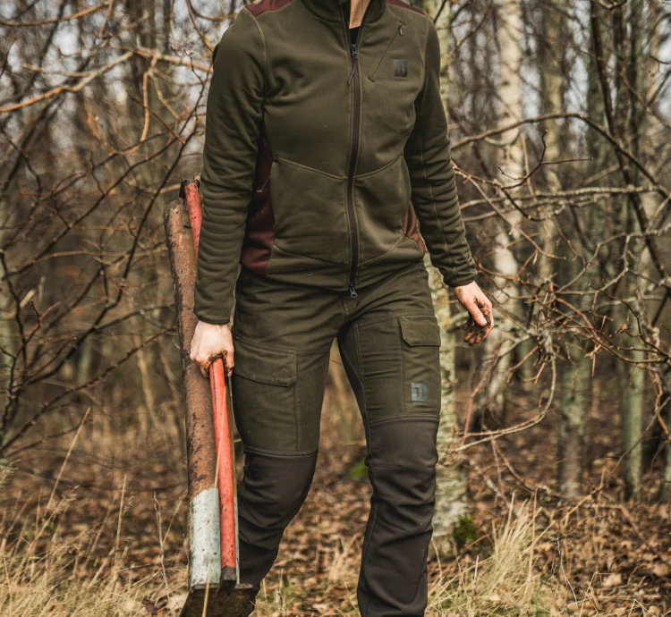 Spodnie damskie Härkila Scandinavian Women - Willow Green/Deep Brown