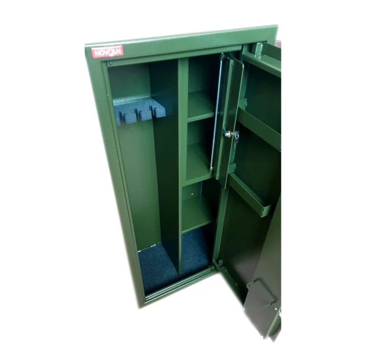 Szafa na broń długą (4 szt.) NOVCAN G-3/S1/4-350 (RAL 6007) - klasa S1
