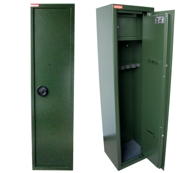 Szafa na broń długą (6 szt.) NOVCAN G-3/S1/6-350 (RAL 6007) - klasa S1