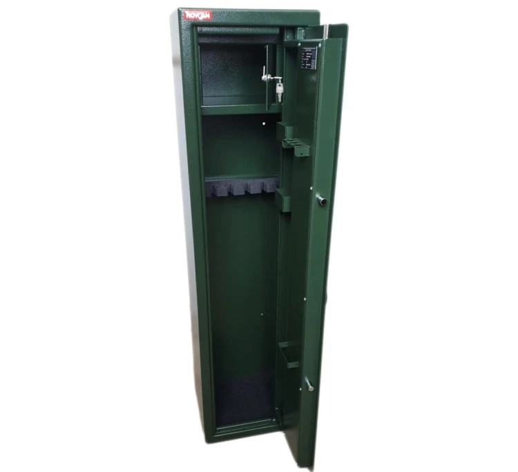 Szafa na broń długą (6 szt.) NOVCAN G-3/S1/6-350 (RAL 6007) - klasa S1