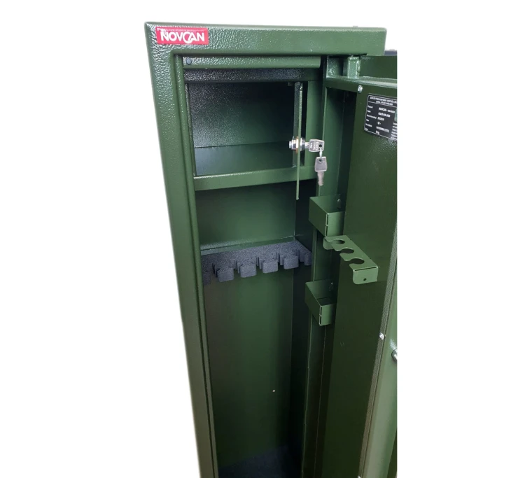 Szafa na broń długą (6 szt.) NOVCAN G-3/S1/6-350 (RAL 6007) - klasa S1