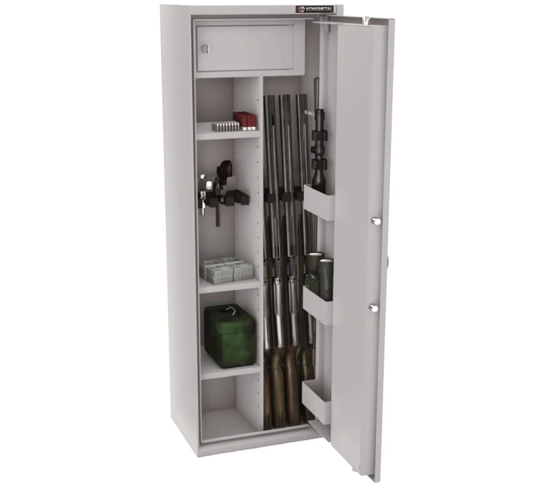 Szafa Konsmetal (4+4 szt.) MLB150D (RAL 7035) - klasa S1 + zamek elektroniczny kl. A
