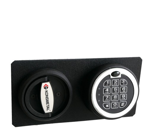 Szafa Konsmetal (4+4 szt.) MLB150D (RAL 7035) - klasa S1 + zamek elektroniczny kl. A