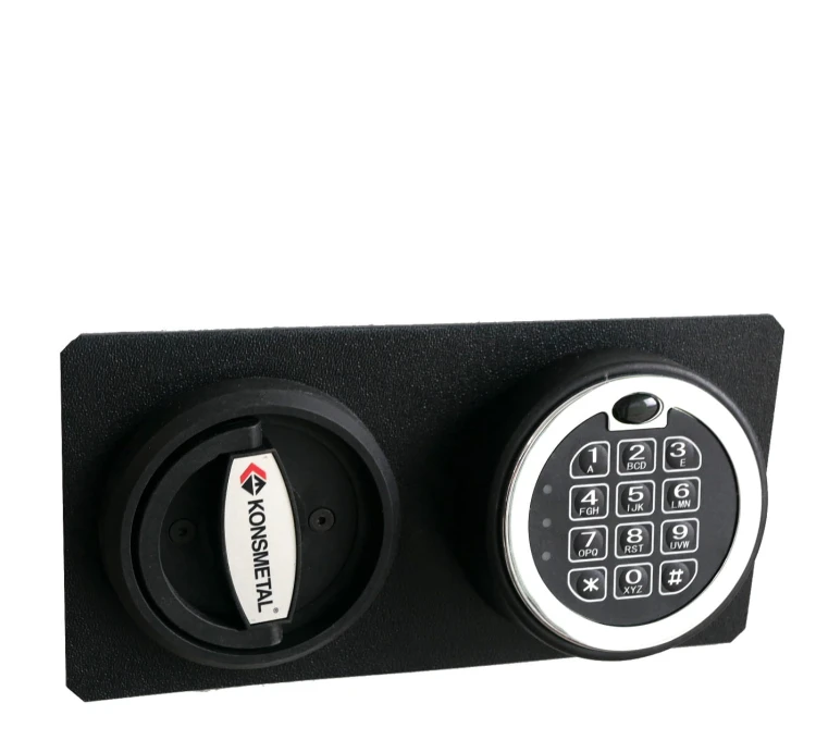 Szafa Konsmetal (4+4 szt.) MLB150D (RAL 7035) - klasa S1 + zamek elektroniczny kl. A