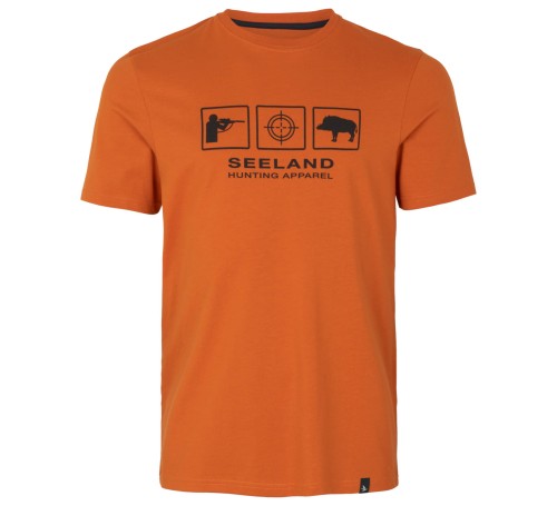 Koszulka Seeland Lanner S/S - Gold Flame