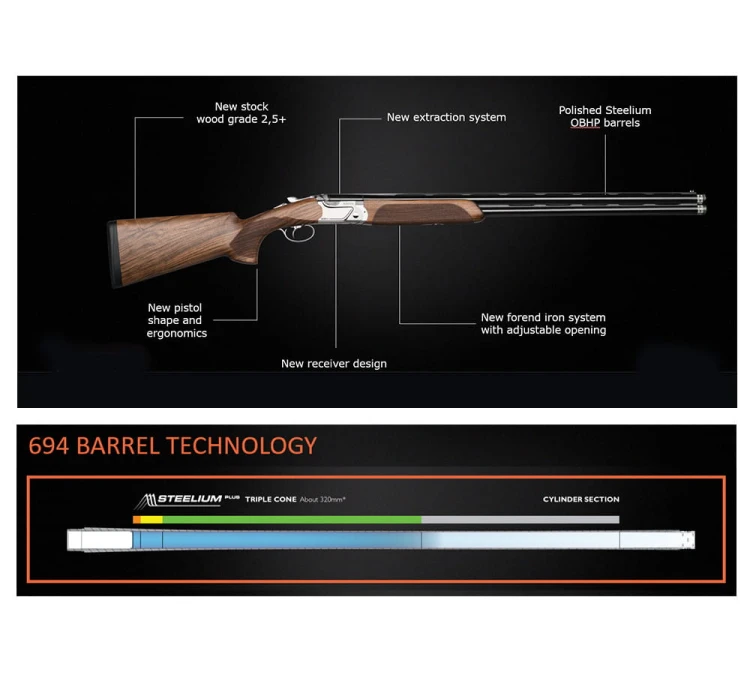 Bock Beretta 694 Sporting RD (76cm) kal.12/76