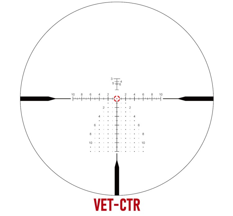 Luneta Vector Optics Continental x10 1-10x28 ED VET-CTR (FFP) - SCFF-47
