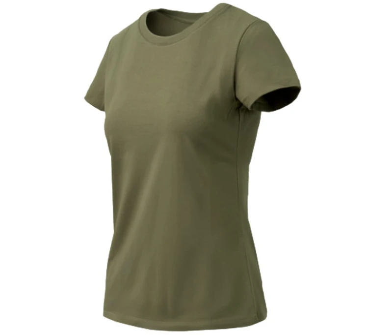 Koszulka damska Helikon Slim Organic - Olive Green (TS-TSW-OS-02)