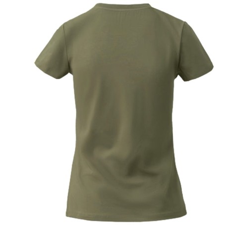 Koszulka damska Helikon Slim Organic - Olive Green (TS-TSW-OS-02)