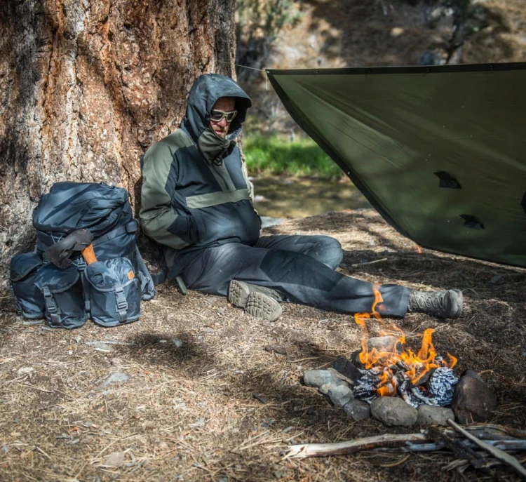 Kurtka Helikon Anorak Woodsman - Coyote/Ash Green (KU-WDN-DC-1185A)