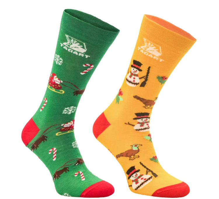 Skarpety Tagart Summer Xmas (2-pack) - Orange/Green