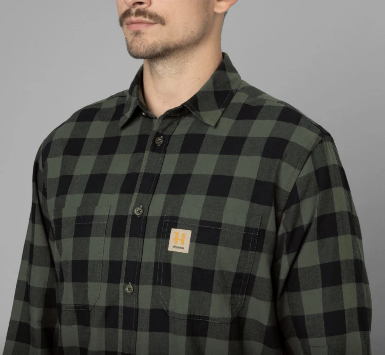 Koszula Härkila Scandinavian L/S - Green Check