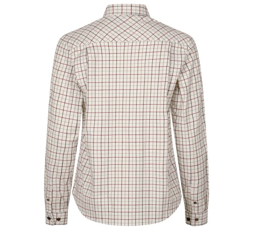 Koszula damska Seeland Kerry L/S - Cabernet/Blue Check