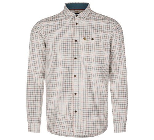 Koszula Seeland Oxford L/S - Grape Leaf/Terracotta Check