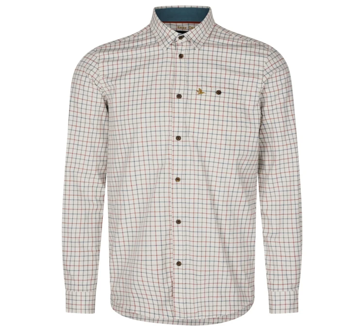 Koszula Seeland Oxford L/S - Grape Leaf/Terracotta Check