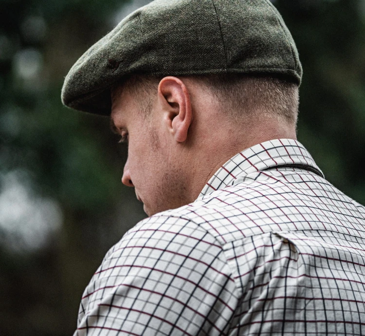 Koszula Seeland Oxford L/S - Grape Leaf/Terracotta Check