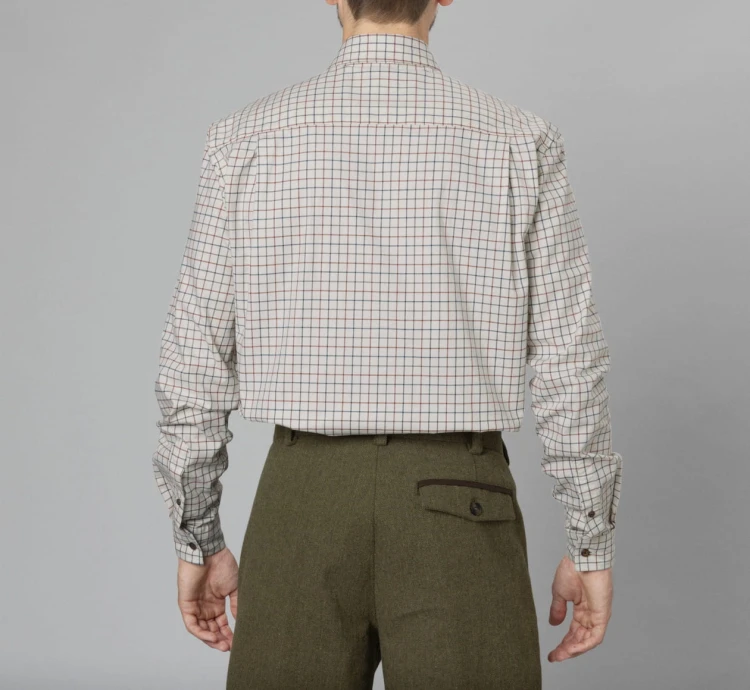 Koszula Seeland Oxford L/S - Grape Leaf/Terracotta Check