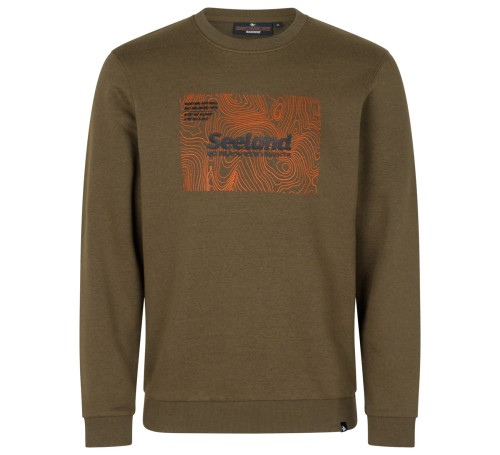 Bluza Seeland Pulse - Dark Olive Melange