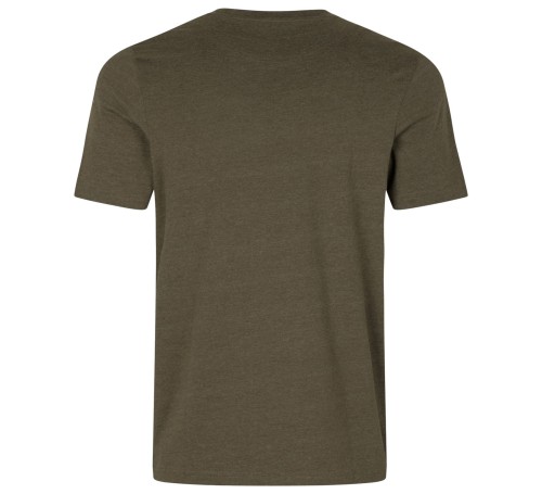 Koszulka Seeland That Time S/S - Pine Green Melange
