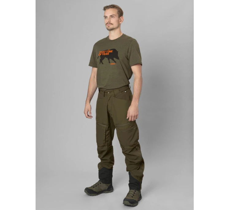 Koszulka Seeland That Time S/S - Pine Green Melange