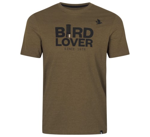 Koszulka Seeland Bird Lover S/S - Dark Olive Melange